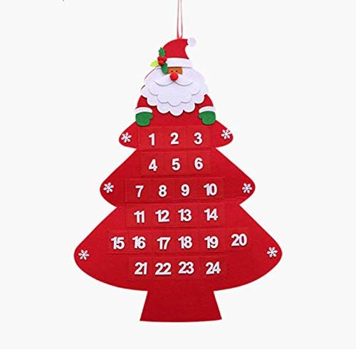 Advent Kalendar Božić dekoracije Božić Advent Kalendar 24 dana odbrojavanje sa džepovima, 5943cm