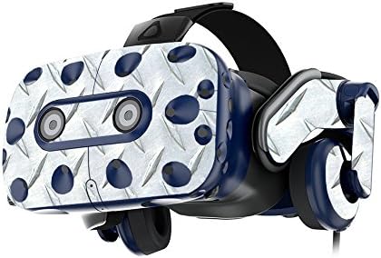 Moćykins kože kompatibilan sa HTC Vive Pro VR slušalicama - Diamond Plate | Zaštitni, izdržljivi i jedinstveni poklopac zamotavanja