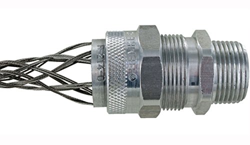 Deluxe Cord Grip, 3/4 Npt, ravno s mrežom, 0,562 - 0,688 raspon kabela