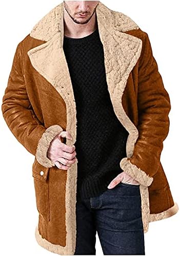 Muške jakne i kapute od runa, puffer jakna, dugih rukava Bašični park Obutak teški grijani kaputi za muškarce
