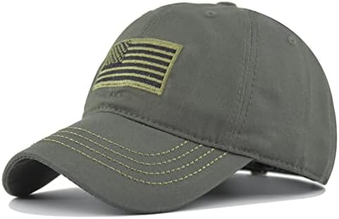 Bejzbol kapa za muškarce i žene kamuflažni šešir za trčanje Unisex Niskoprofilni Retro kamiondžija sa američkom zastavom Hip Hop šešir