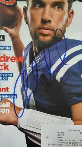 Uokvireni Andrew Luck s autogramom za časopis s certifikatom o autentičnosti