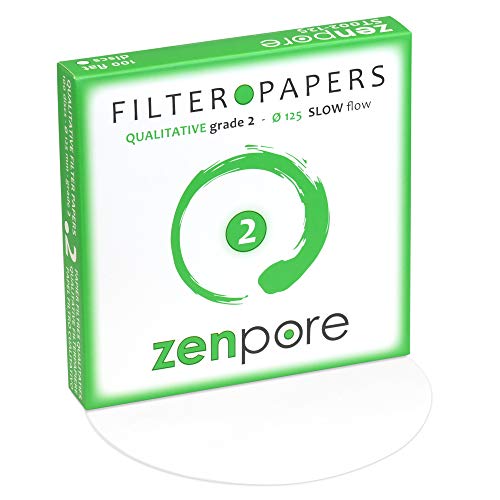 Laboratorijski filter papir od 12,5 cm, standardni kvalitativni stepen 2-ZENPORE Slow Flow 125 mm