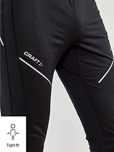 Craft Sportswear muške tegme za vjetrove, atletički vetrovitosti, atletički vjetar tečaće sa džepom sa patentnim zatvaračem