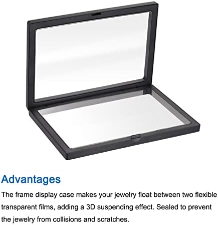 MekCanixity-a ploča za ploče zaslona zaslona 3D nakit s bazenom 5,51 x 5,51 x 0,79 inča crno pakovanje od 3