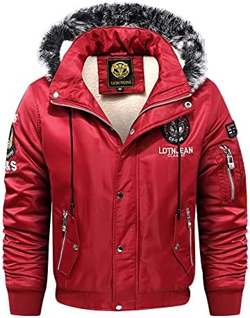 ADSSDQ Plus jakna veličine Muškarci dugih rukava Ležerna zimska jakna na otvorenom GRAFIC GLAVNI HOODIJI Dump4