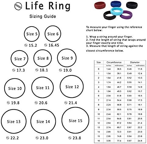 Life Ring - ženski Silikonski vjenčani prsten za aktivan stil života | fleksibilna, sigurna i izdržljiva silikonska vjenčana traka