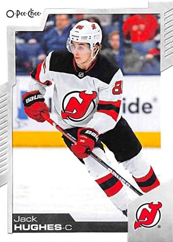 2020-21 o-pee-chee 70 Jack Hughes New Jersey Devils NHL hokejaška trgovačka kartica