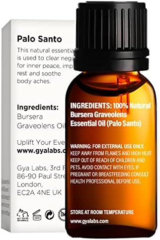 Osnovno ulje Palo Santo za difuzor i cedardus ulje za set za rast kose - čista terapijska esencijalna ulja - 2x10ml - Gya Labs