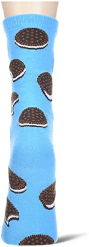 Hot Sox Boys ' Big Food Novelty Casual Crew Socks, Sandwich Cookie, Large / X-Large Youth