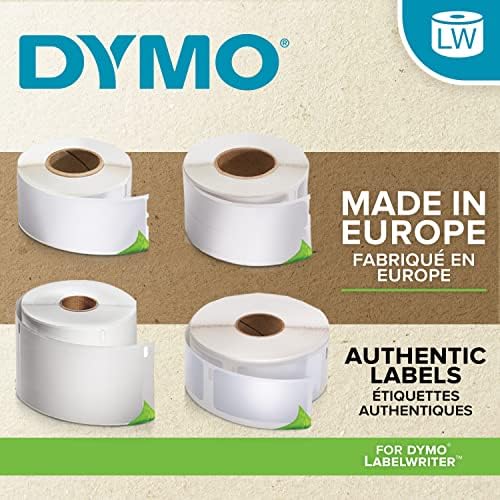 Dymo 25 mm x 54 mm LW velike naljepnice za povratnu adresu, 1 rola od 500 etiketa za jednostavno ljuštenje, samoljepljiva, za izradu