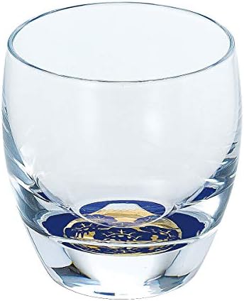 Toyo Sasaki Glass T-16108-J260 Ochoko, hladnoća sa staklom, Fujimi Matsutake Plum Pine uzorak, 3.4 FL Oz, izrađen u Japanu