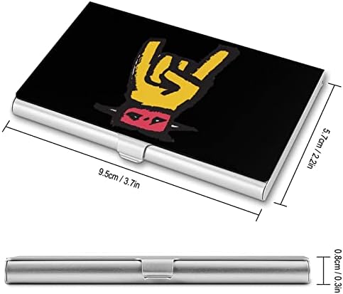 Rock N Roll Lobanja Hand3 držač poslovne lične karte Silm Case Professional metal ime kartica Organizator džep