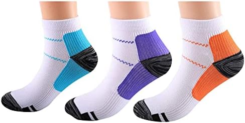Apluschoice Spremne čarape za žene i muškarce Cirkulacija 15-20 MMHG podržavaju čarape za gležnjeve najbolje za trčanje, putovanje