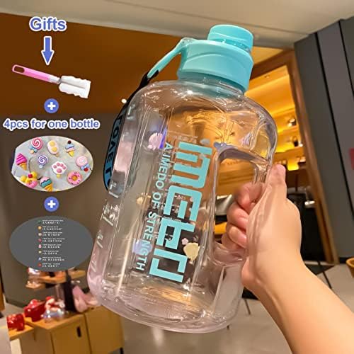 Xiuxiu Odrasli 2,2L šalica za vodu sa naljepnicama LESA GALON VODE LONS Posuda za fitness Sportska boca za vrč za vodu Prijenosni