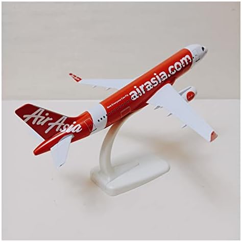 Modeli aviona 20 Cm Čvrsta legura zlatno crvena za Airbus 320 A320 liveni model aviona poklon igračke grafički displej