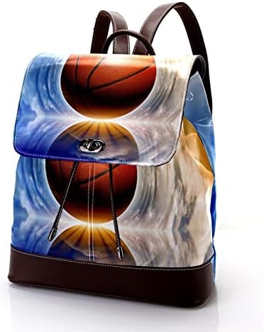 VBFOFBV ruksak za laptop, elegantan putni ruksak casual paketa ramena torba za muškarce, moderni uzorak košarkaški nebo