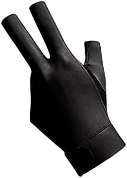 Colaxi bilijarske rukavice Cue mitts lijevi pucač snooker prozračan ne klizniti elastični bilijarski dodaci Tri prsta Prikaži rukavice