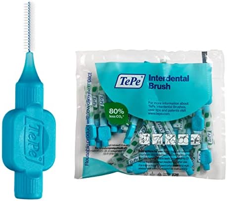 Tepe Interdental Brush Original, meka zubna četka za čišćenje zuba, pakovanje od 25,0,8 mm, velike praznine, zelena, Veličina 5