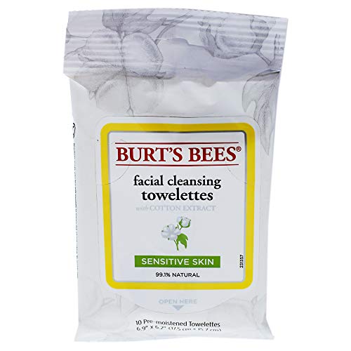 Burts Bees Toweltes Za Čišćenje Lica Sensitive Toweltes Žene 10 Count