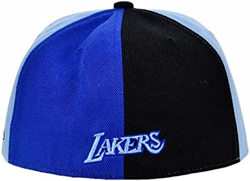 Mitchell & amp; Ness Los Angeles Lakers Pinwheel opremljen veličine 7 3/8 šešir kapa - plava i Crna