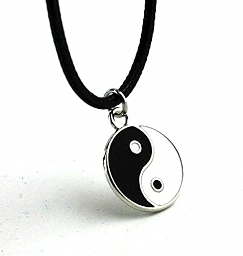 Scddboy Yin Yang privjesak za ogrlicu za muškarce - Podesiva ogrlica od kabla