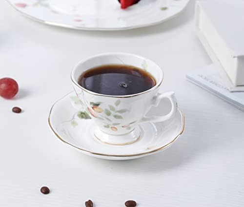 Deczpb ručno izrađena keramička šalica za kavu i tanjir set voćne posude kava čaj čaja i tanjir set tanjir zob mlečni poklon za vjenčanje