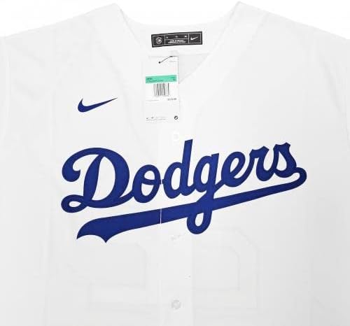 Los Angeles Dodgers Clayton Kershaw AUTOGREGENI BIJELI NIKE JERSEY Veličina XL JSA Stock 212241 - Autographirani MLB dresovi