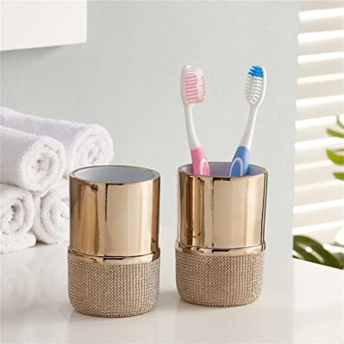 SLYNSW Američki Nordic Wash kupaonski Set pozlaćeni držač četkice za zube čaša za ispiranje usta Set Kupaonskih potrepština