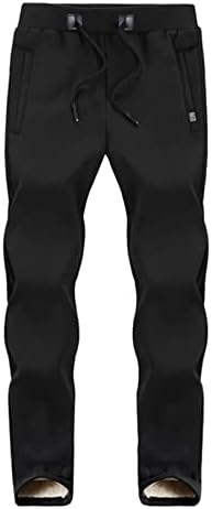 Muške trenerke modne jednobojne kašmirske podstave tople pantalone srednjeg struka pencil pantalone Sport Casual Jogger pantalone
