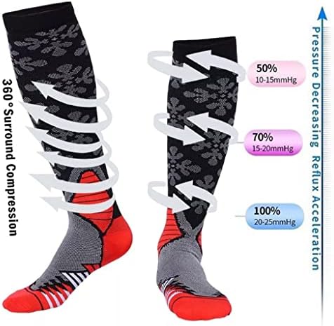 SxDS kompresijske čarape, 20-30 MMHG je najbolje diplomirani atletik za muškarce i žene, trčanje, let, putovanja čarape