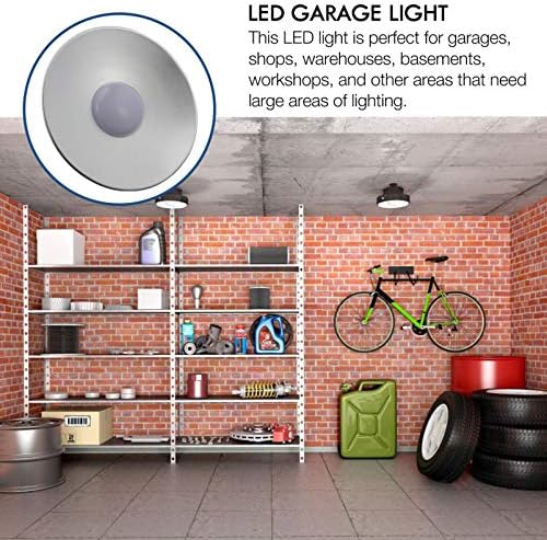 Solustre garaža LED garažna lampica aluminijum LED garažna svjetla Garaža Radna plafona svijetla žarulja sa visećim lancem za tvornicu