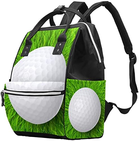 Guerotkr putnički ruksak, ruksak za pelenu, ruksak pelena, zelena trava i golf