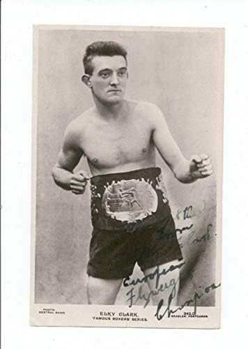 1920-ih Beagles razglednica ELKY CLARK Autograph JSA Authentic Vintage Boxing Auto-Boxing rez potpisa