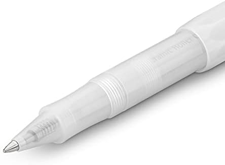 Kaweco Frosted Sport Natural Coconut Gel / Ballpoint olovka sa pucanjem rolera za 0,7 mm za lijeve i desne ruke u klasičnom dizajnu