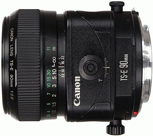 Canon TS-E 90mm F/2.8 Tilt Shift objektiv za Canon SLR kamere, Crna - 2544a003