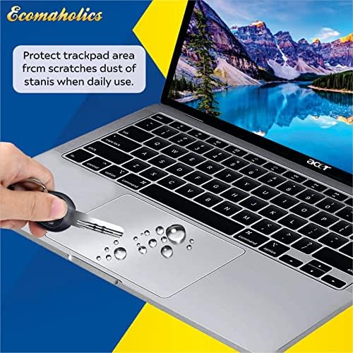 Ecomaholics laptop Touch Pad Protector Cover za MSI Prestige 14 14 inčni Laptop, Transparent track pad Protector skin film otpornost