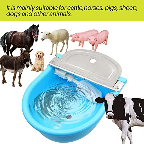 PAULOZYN automatski vodilica za stoku kompleti korita za pseće posude za vodu za goveda životinjskog kozjeg konja, sa ventilom za