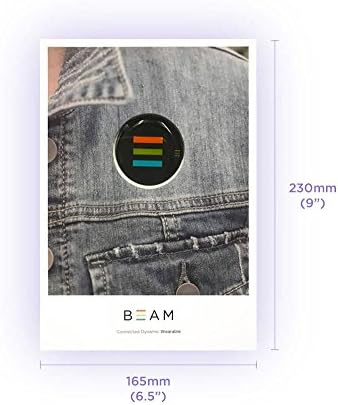 BEAM Authentic Beam Nosivi Smart Dynamic ekran u punoj boji 1.4, Crni,