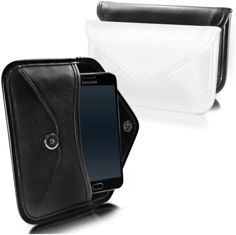Boxwave Case kompatibilan sa ZTE Axon 7 Premium - elitna kožna messenger torbica, sintetički kožni poklopac koverte za kovertu za