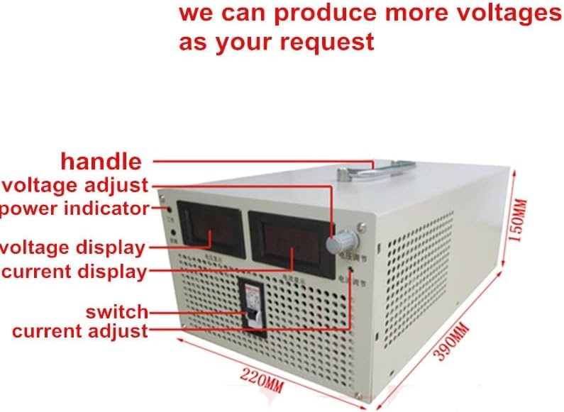 3000w 0-12V 15V 24v 48v 72v 110V podesivo prekidačko napajanje AC na DC za Led svjetlo, laboratorijsko ispitivanje
