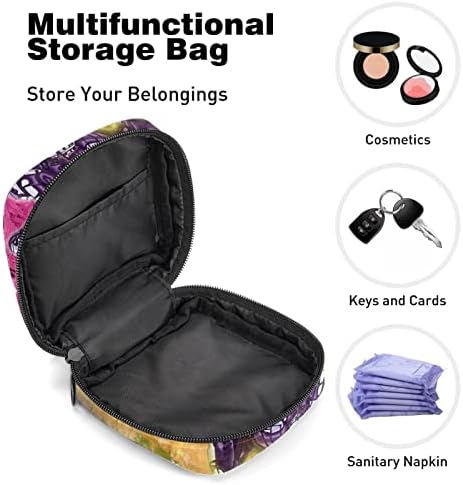 1pc Slatka torba za menstruaciju menstrualna kesica, velika torba sanitarne torbice za sanitarne jastučiće za sanitarne salvete, Rainbow