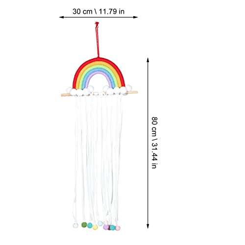 Gadpiparty Dječje Kopče Za Kosu Pletenice Kopče Za Kosu Držač Mašne Za Kosu Organizator Macrame Tassel Vješalice Za Kosu Rainbow Tassel