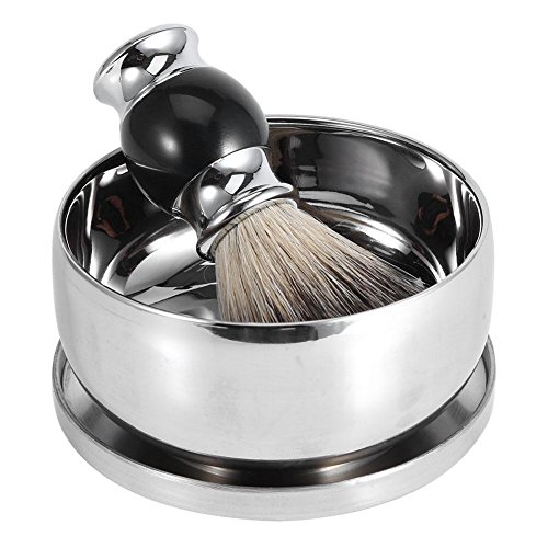Profesionalni muški Komplet alata za brijanje za muškarce držač Postolja za brijanje brade + Umjetna četka za Jazavčevu kosu + komplet