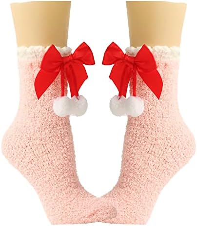 Wybaxz Filter Sock za akvarijume Ženske čarape Bowknot čiste čarape za boje preko festivala Božić