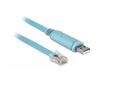 Delock adapter USB 2.0 Tip muškog> 1 x serijski RS-232 RJ45 priključak 3,0 m plavi 63289