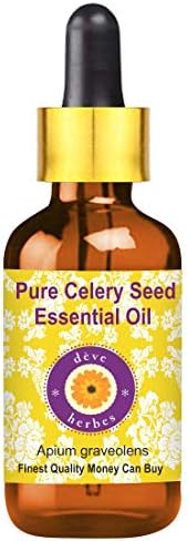 Deve Herbes esencijalno ulje čistog sjemena celera sa staklenom kapaljkom prirodna terapijska para destilirana 15ml