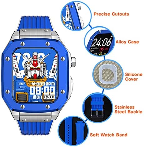 Case Neyens Legura za kamen za vodu za Apple Watch Band Series 7 45mm Modifikacija modifikacija Mod Kit Watch remen
