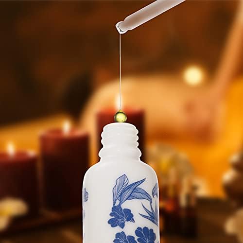 Odeol 3pcs keramički osnovni boca ulja Blue i bijeli porcuser za lupanje parfemske parfeme Parfem Funchume Contaice za tečni aromaterapiju