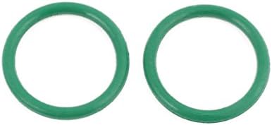 Aexit 30pcs Zelene brtve i O-prstenovi 18mm x 1,9 mm Otpornost na toplinu Nepristo otporna na naftu NBR nitril guma O prstena O-prstena